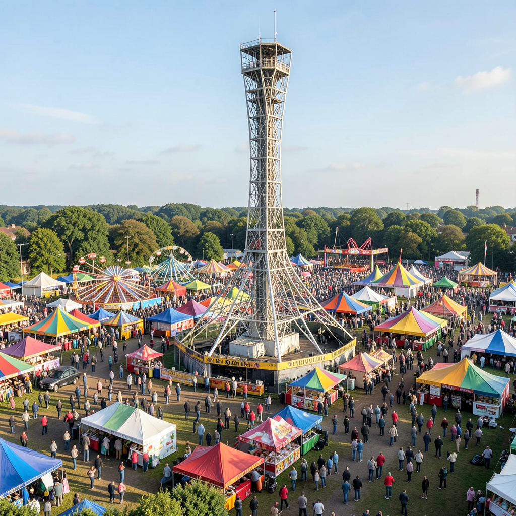 Nottingham Goose Fair returns with 80-metre Skyfall drop tower from Sept 25